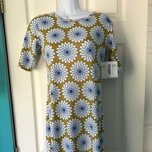 NWT xs floral julia LuLaRoe yellow